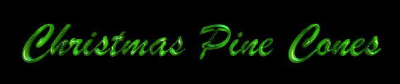Christmas Pine Cones