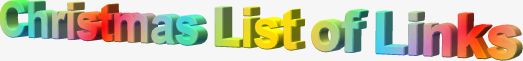 Christmas List of Links